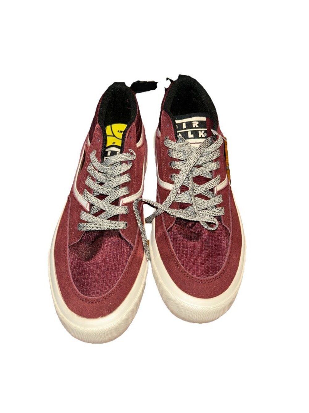 Airwalk Men's Freestyle Mid Top Sneakers Maroon Size 8.5 NWT